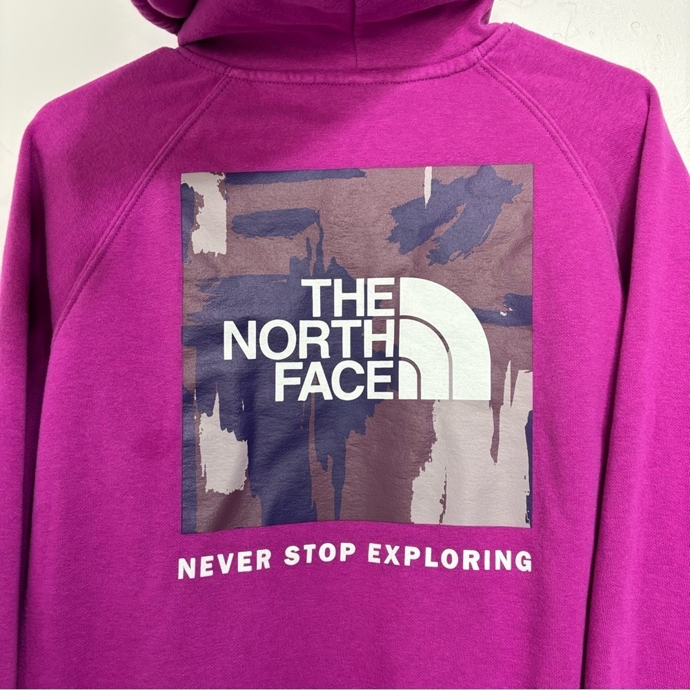 The North Face Pink Women's Hoodie Sweatshirt Graphic Small Athletic Casual - Picture 3 of 12
